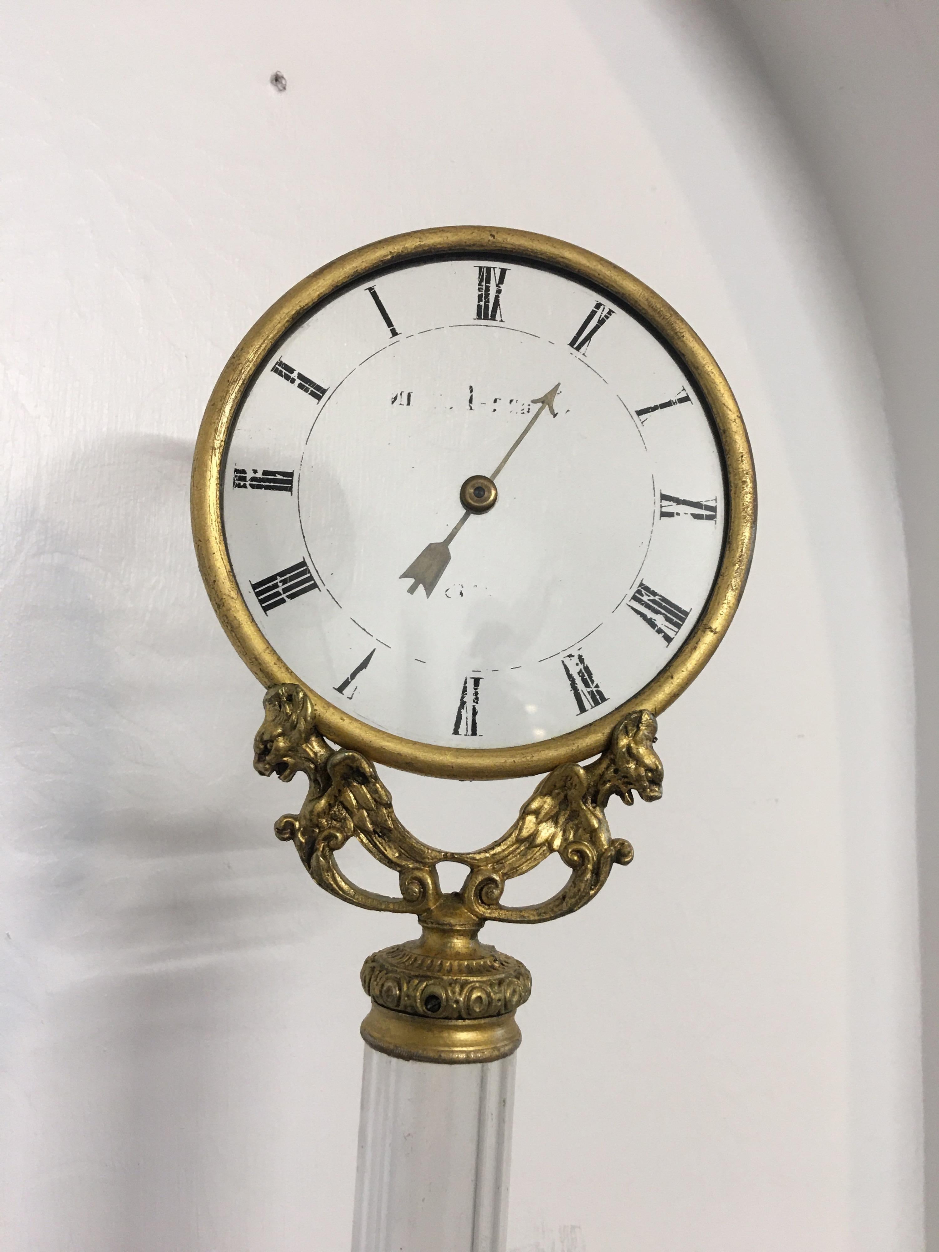 French, 19th Century, Robert Houdin Mystery Clock For Sale 11