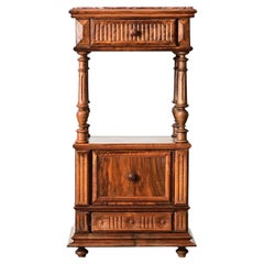 French 19th Century Rosewood Bedside Table