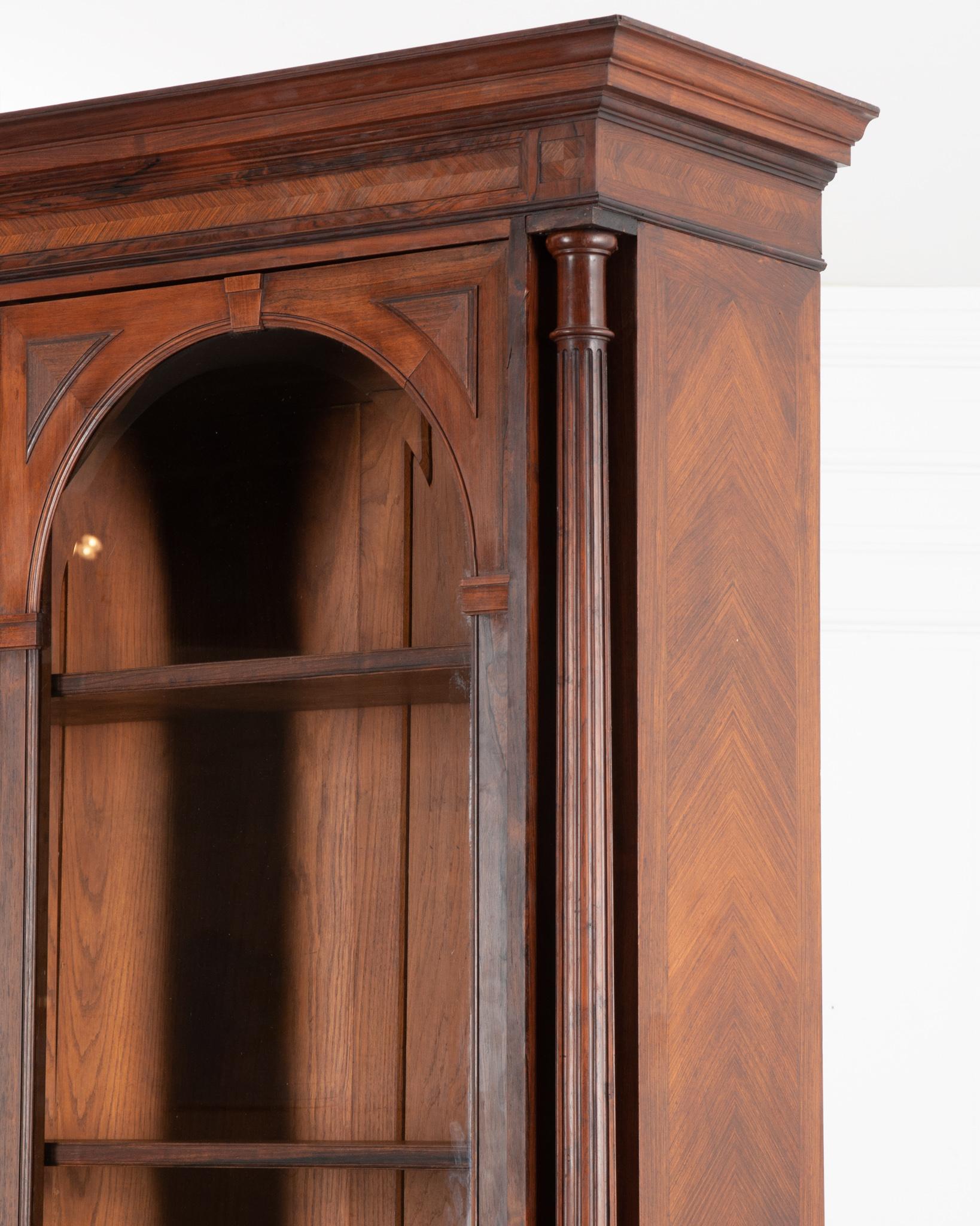 French 19th Century Rosewood Bibliotheque 5