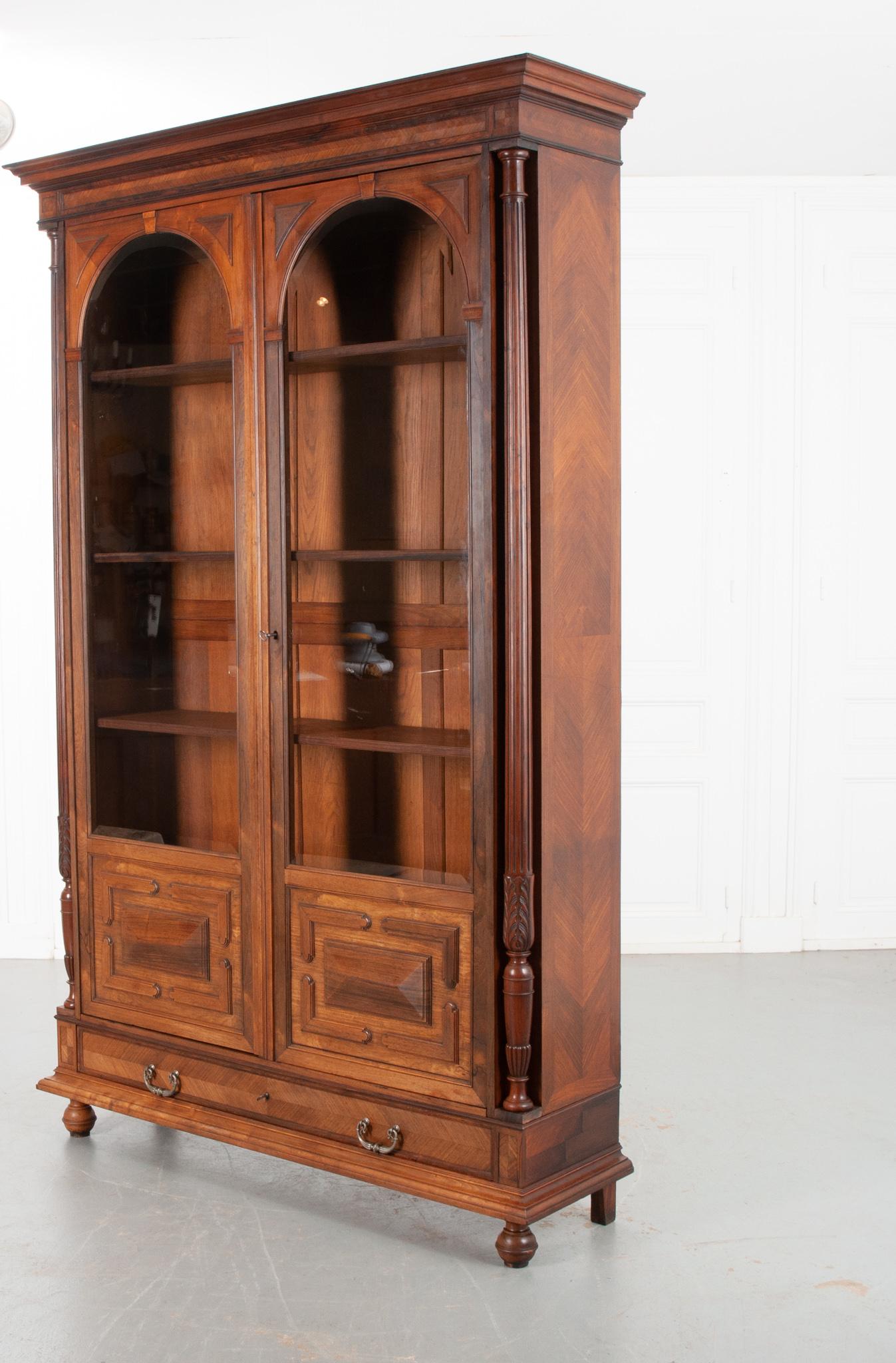 French 19th Century Rosewood Bibliotheque 2