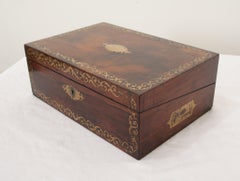 French 19th Century Rosewood Writing Box