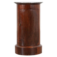 French 19th Century Round Bedside Cabinet