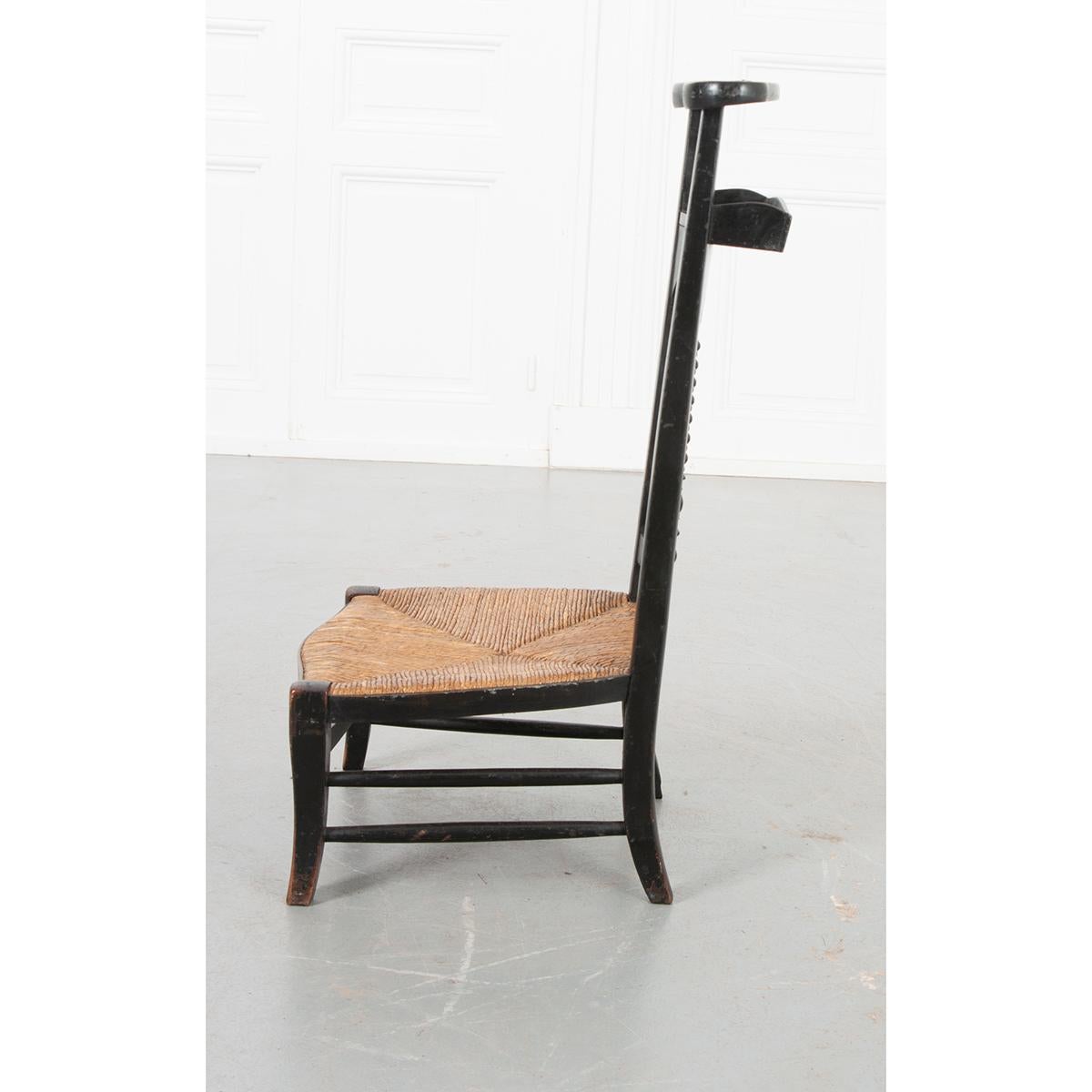 French 19th Century Rush Seat Prie Dieu For Sale 2