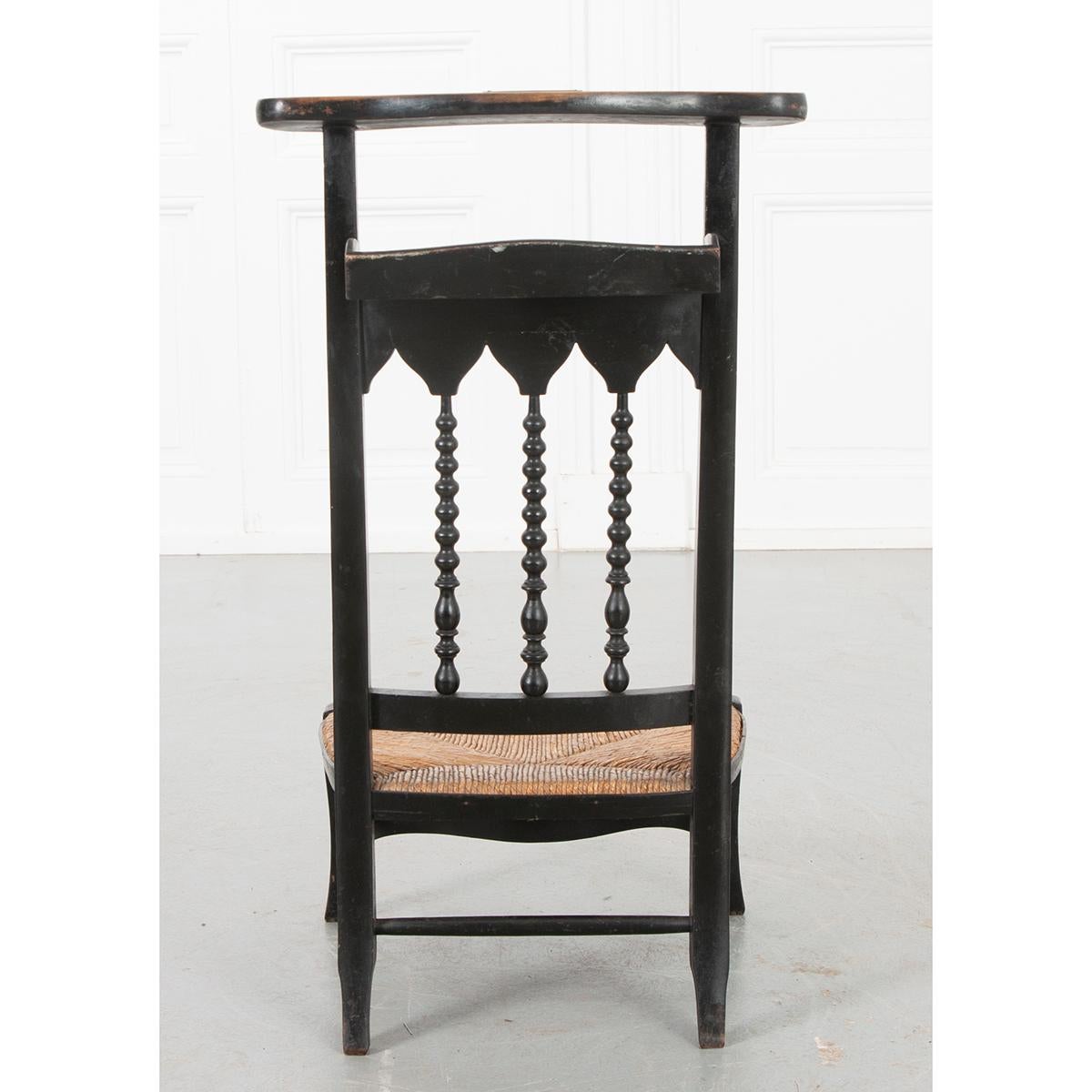 French 19th Century Rush Seat Prie Dieu For Sale 3