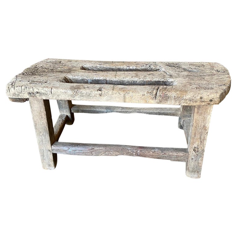 French 19th Century Rustic Bench at 1stDibs