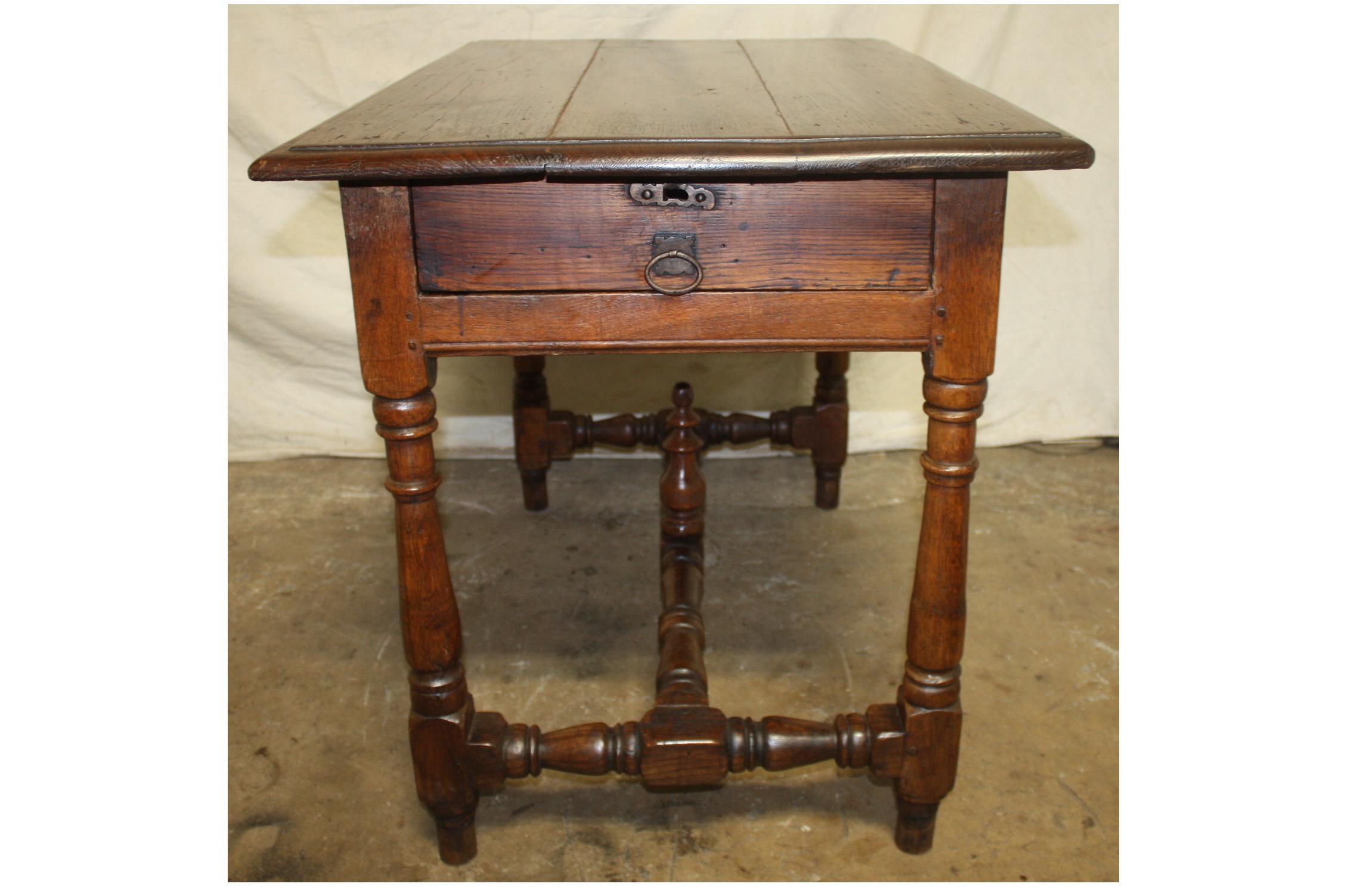 French 19th Century Rustic Table In Good Condition In Stockbridge, GA