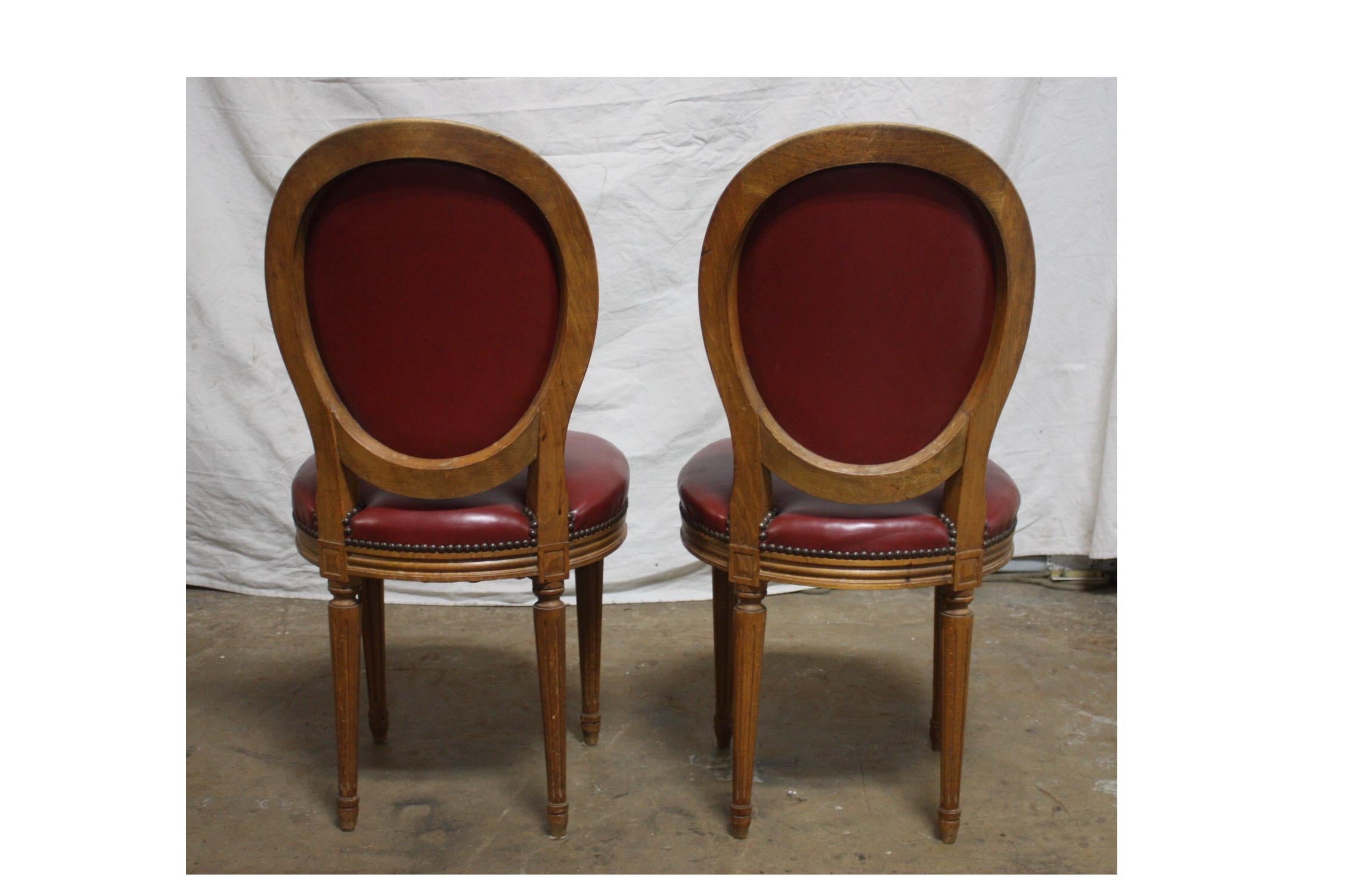 French 19th Century Set of 6 Dining Chairs 4