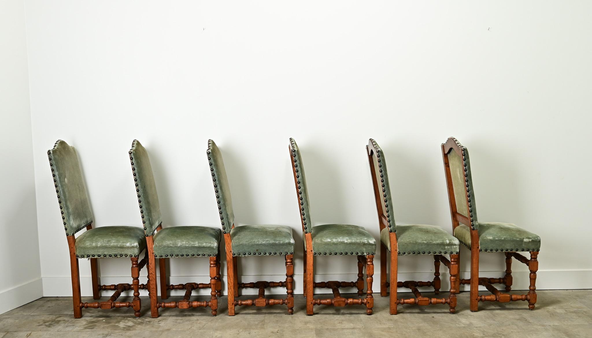 French 19th Century Set of 6 Dining Chairs 6