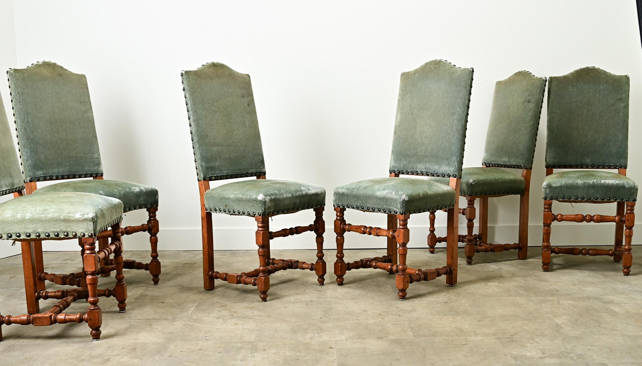 French 19th Century Set of 6 Dining Chairs 9