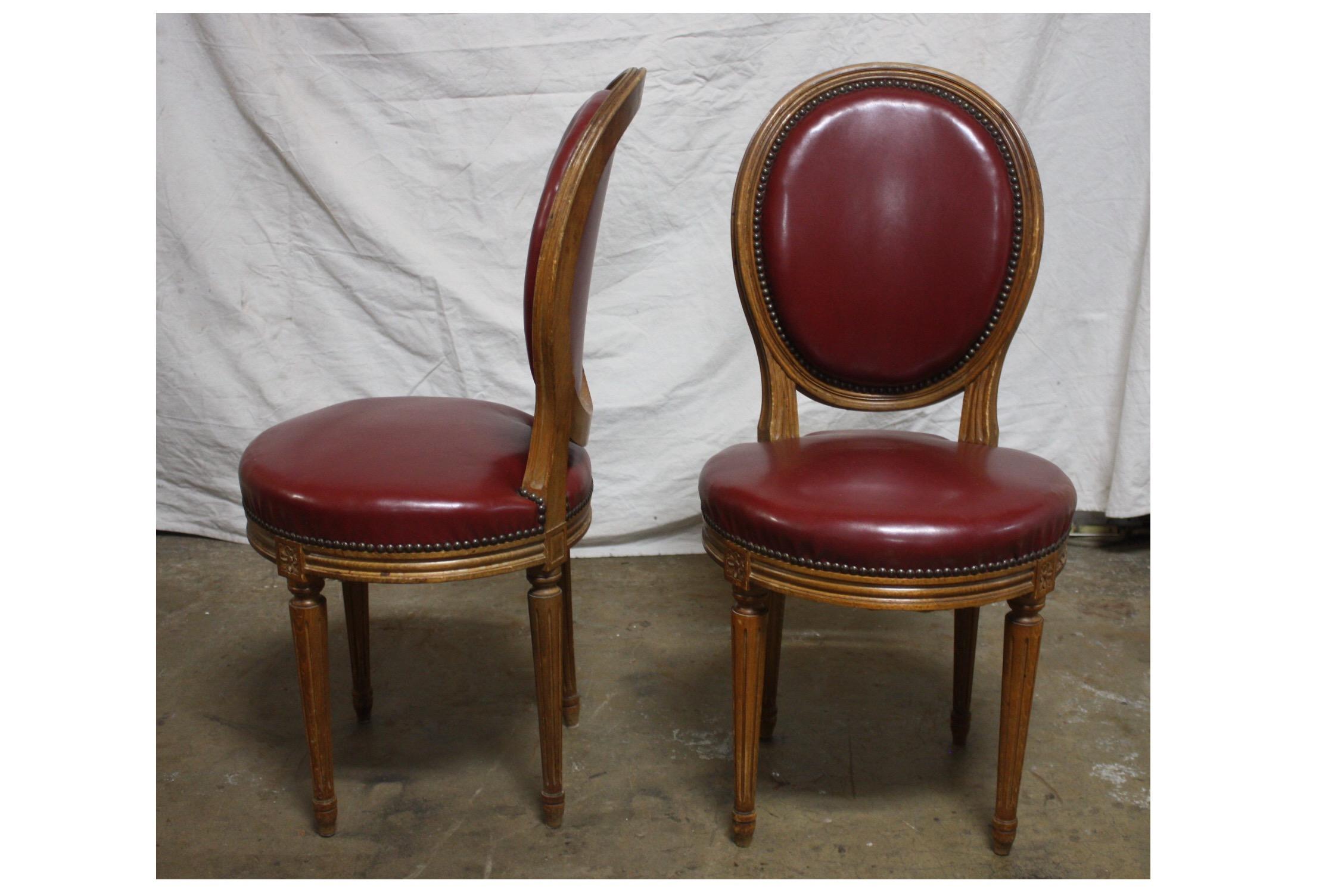 French 19th Century Set of 6 Dining Chairs 2
