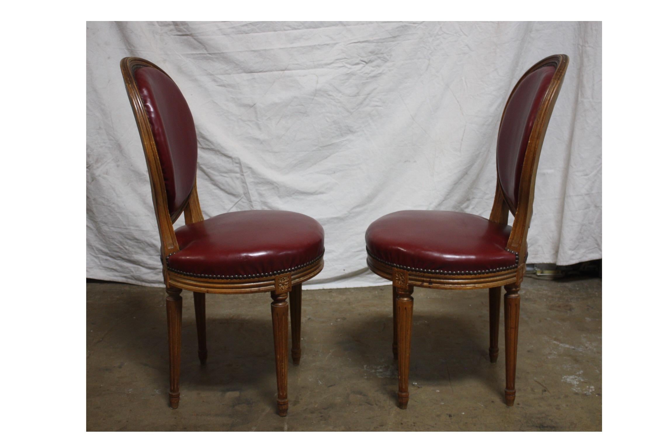 French 19th Century Set of 6 Dining Chairs 3