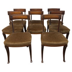 Ensemble de 8 chaises de salle à manger françaises du 19e siècle