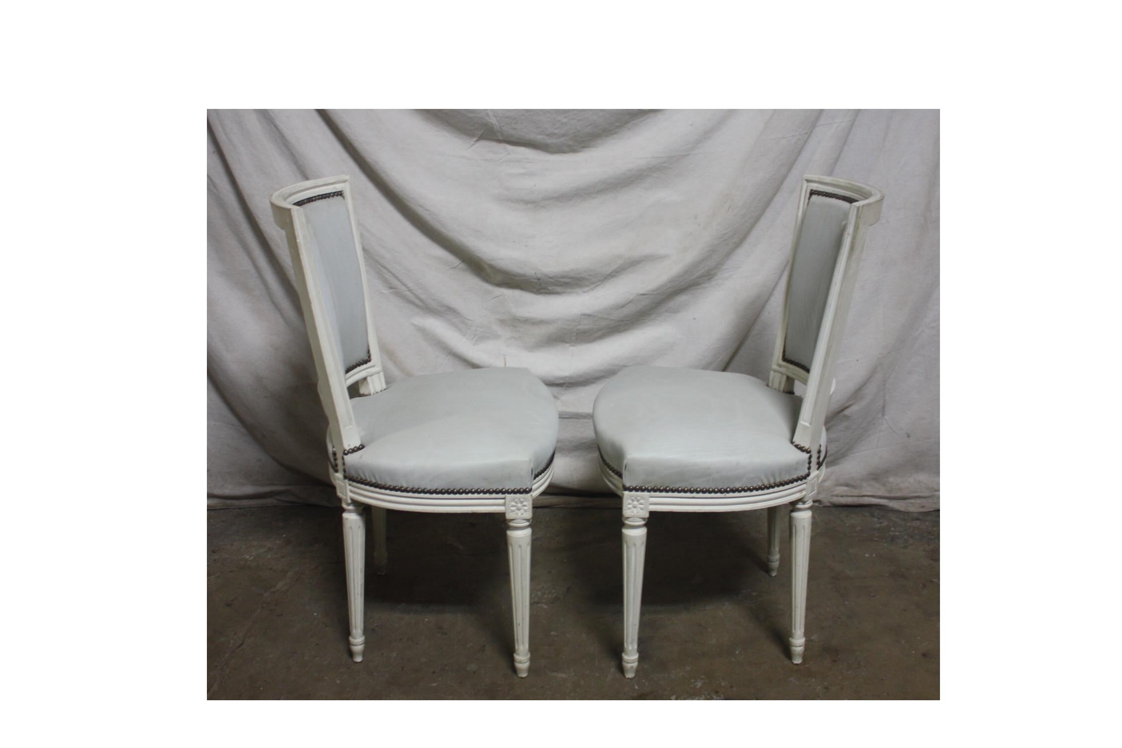 French 19th Century Set of Dining Chairs 1