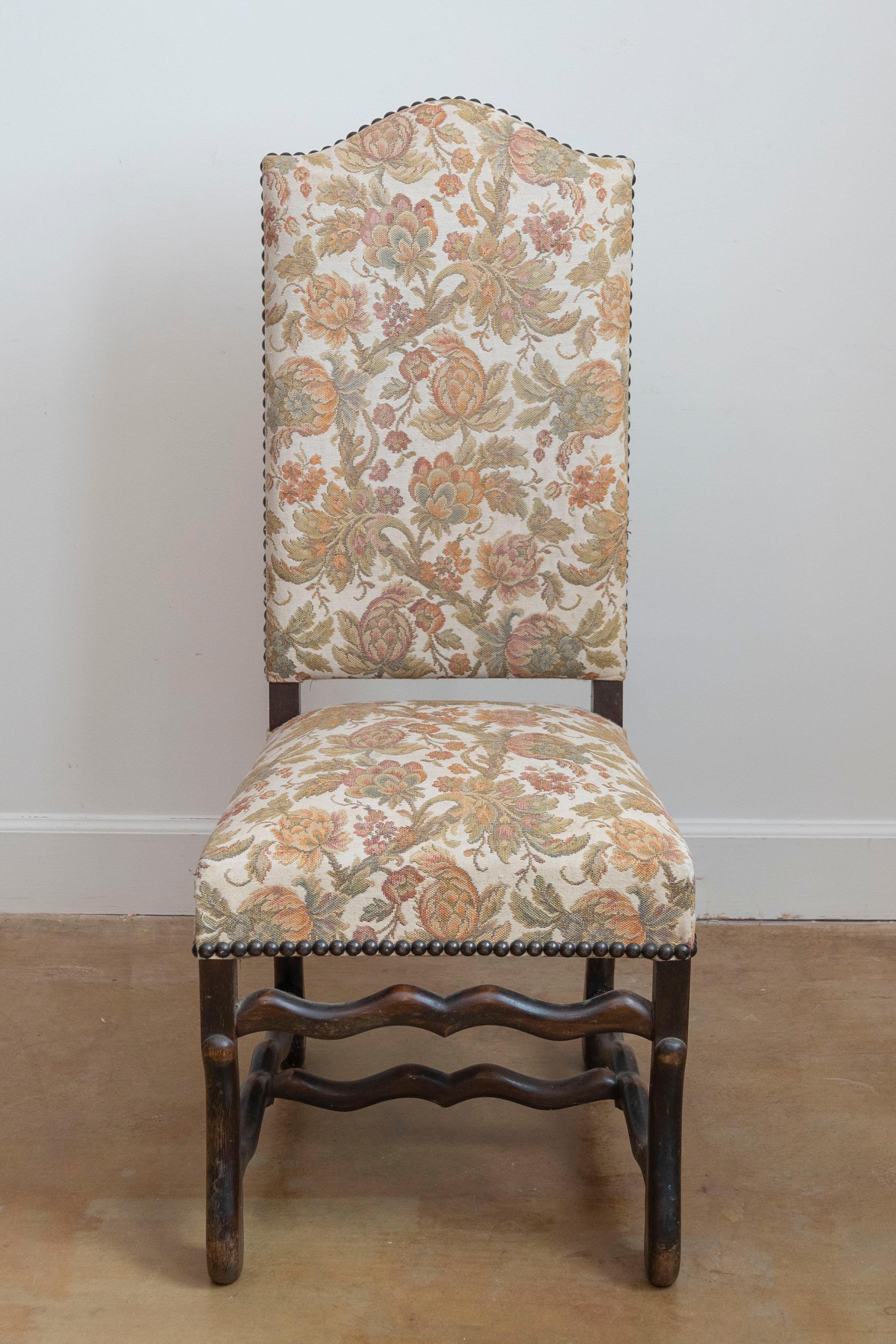 Ensemble de huit chaises d'appoint et de deux chaises à accoudoirs français du XIXe siècle en vente 5