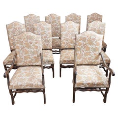 French 19th Century Set of Eight Side Chairs and Two Arm Chairs