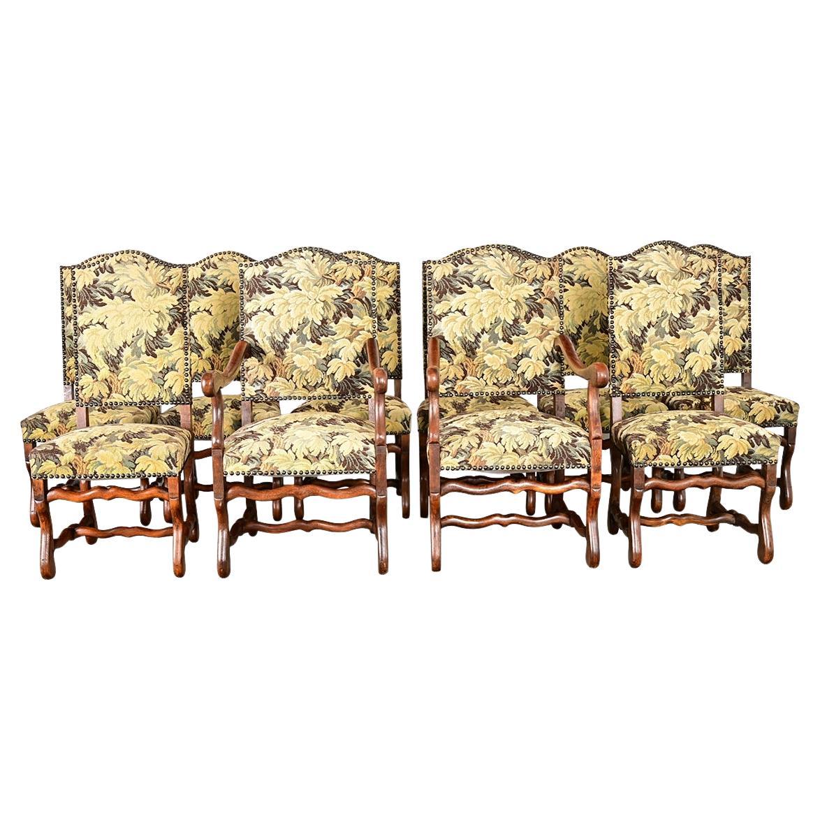 French 19th Century Set of Ten Os de Mouton Dining Chairs