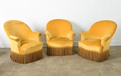 French 19th Century Set of Three Parlor Chairs