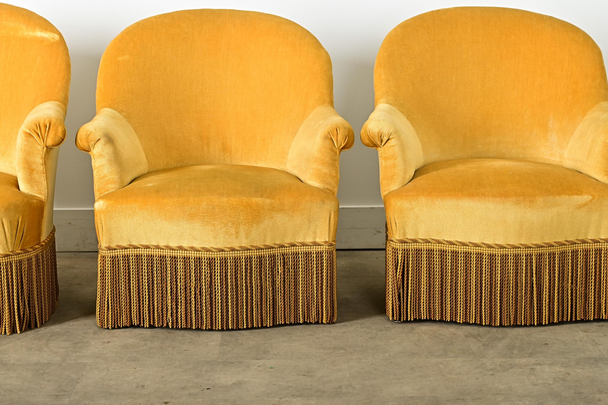 Other French 19th Century Set of Three Parlor Chairs For Sale