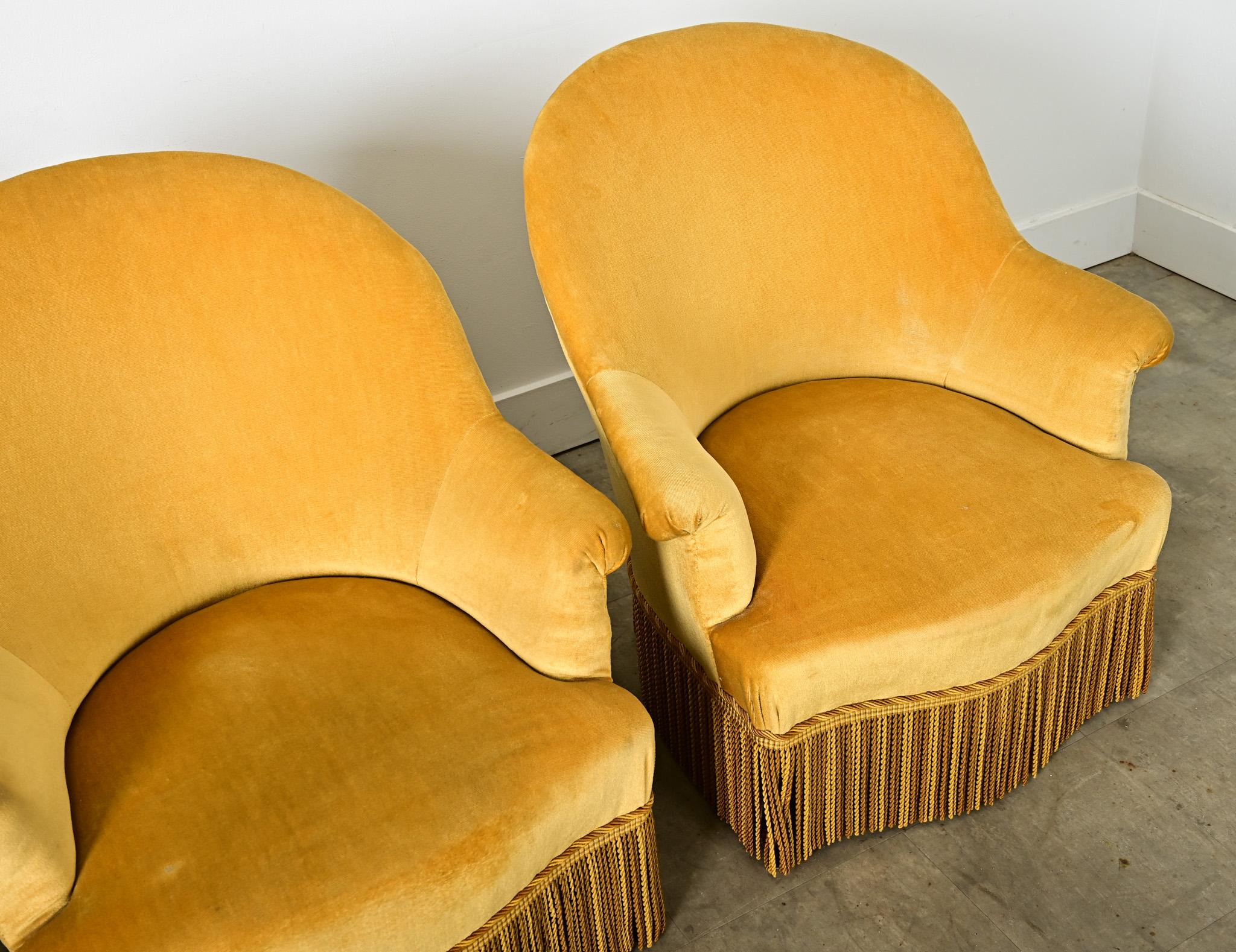 French 19th Century Set of Three Parlor Chairs For Sale 2