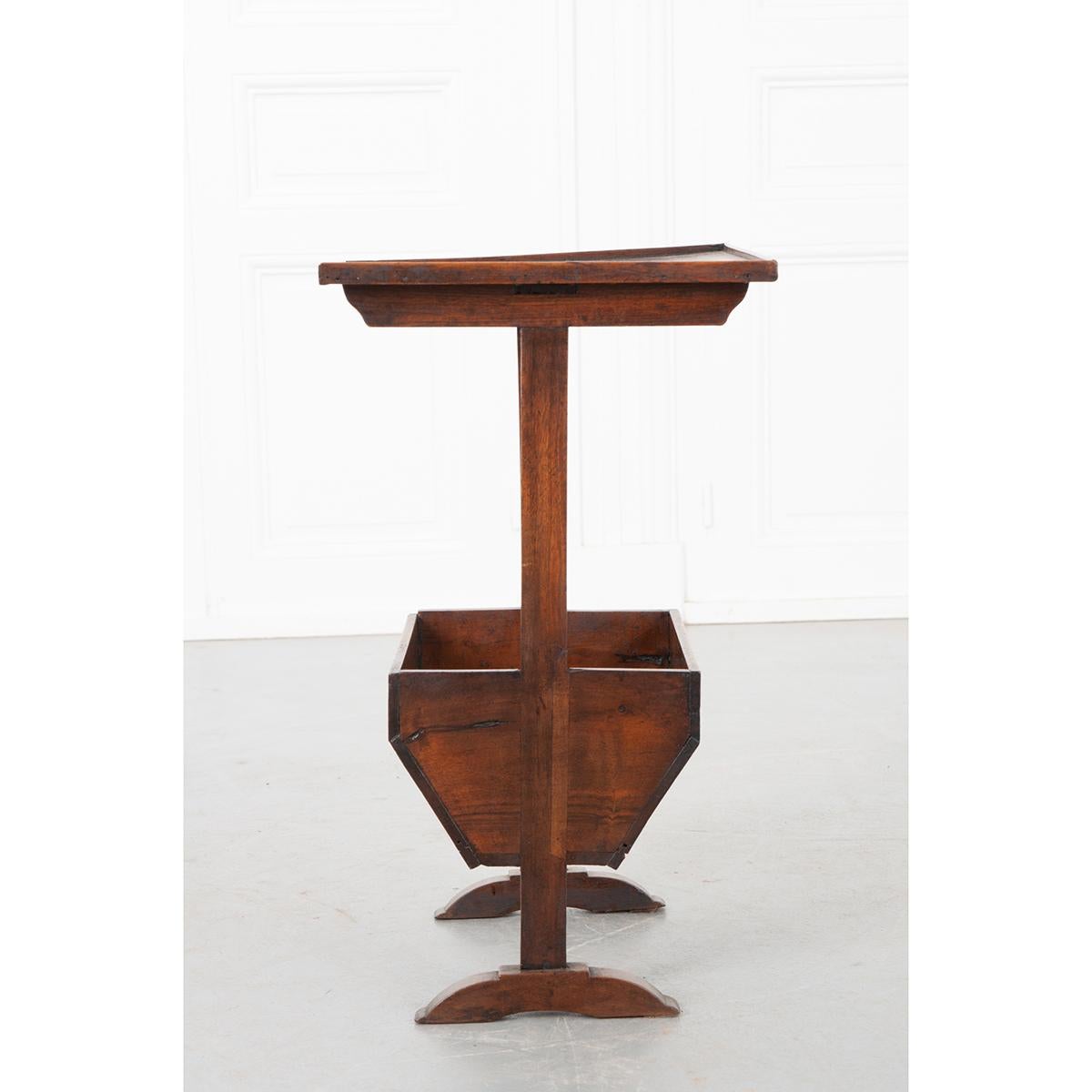 Walnut French 19th Century Sewing Table