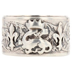 French, 19th Century Silver Band Ring