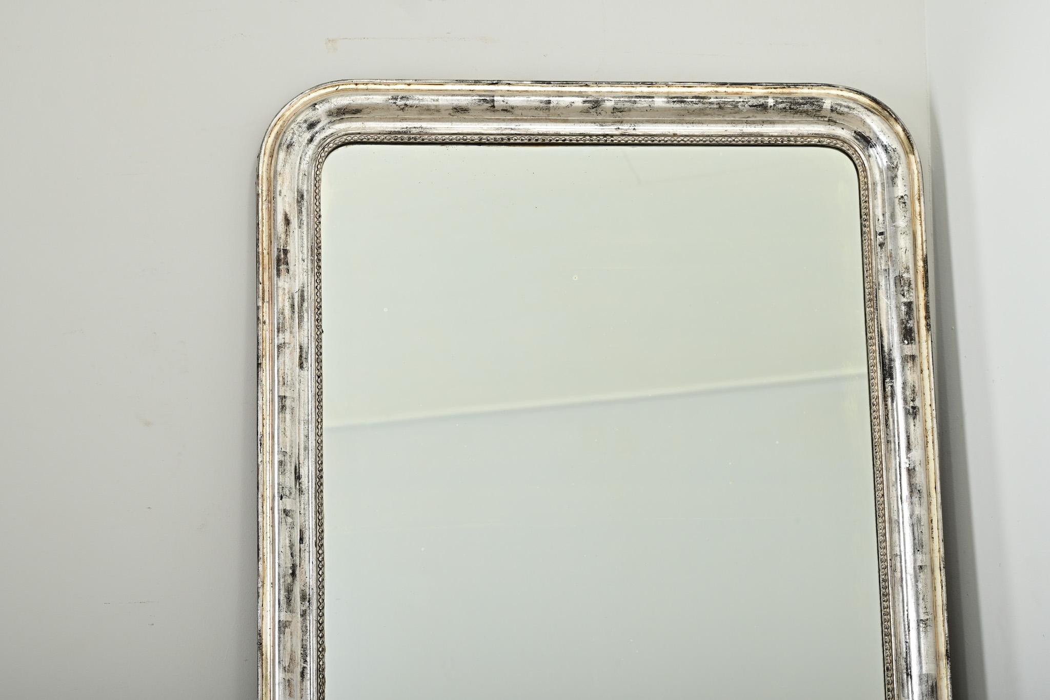 Luigi Filippo Specchio francese del XIX secolo in argento dorato Louis Philippe in vendita