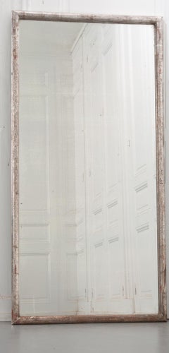 French 19th Century Silver Gilt Mirror