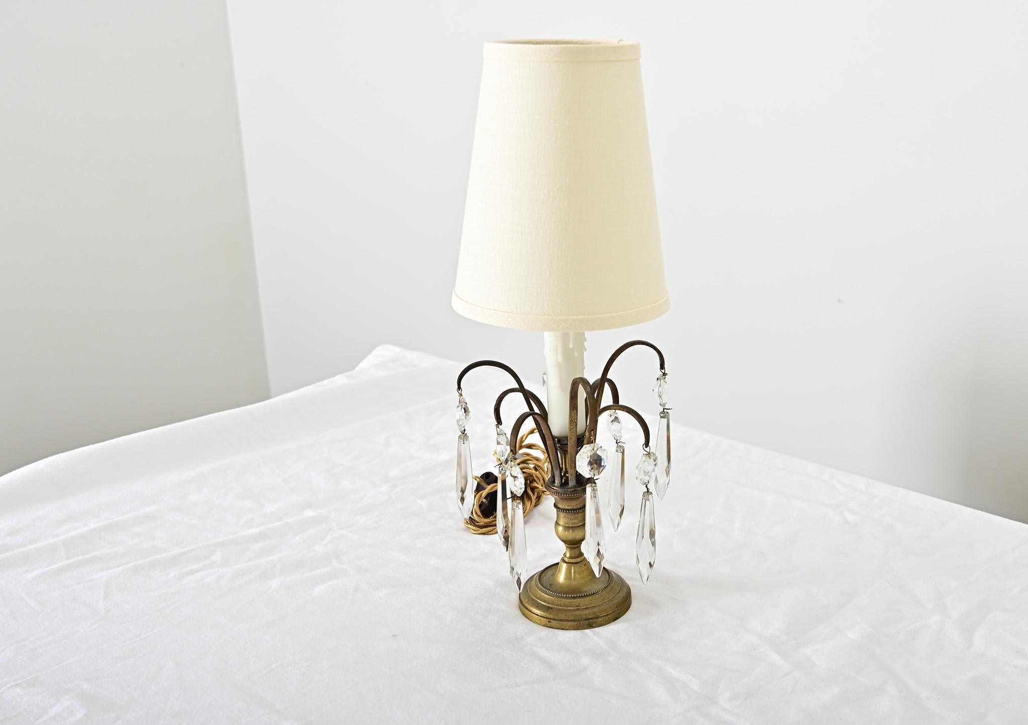 Lámpara de araña simple francesa del siglo XIX Glaseado en venta
