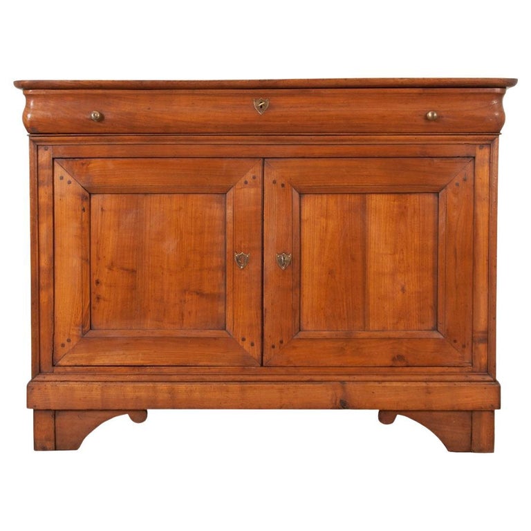 French, 19th Century, Solid Fruitwood Buffet at 1stDibs