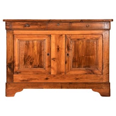 French 19th Century Solid Fruitwood Buffet