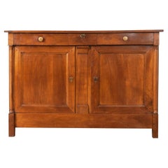 French 19th Century Solid Fruitwood Empire Buffet