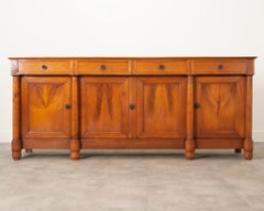 French 19th Century Solid Fruitwood Enfilade