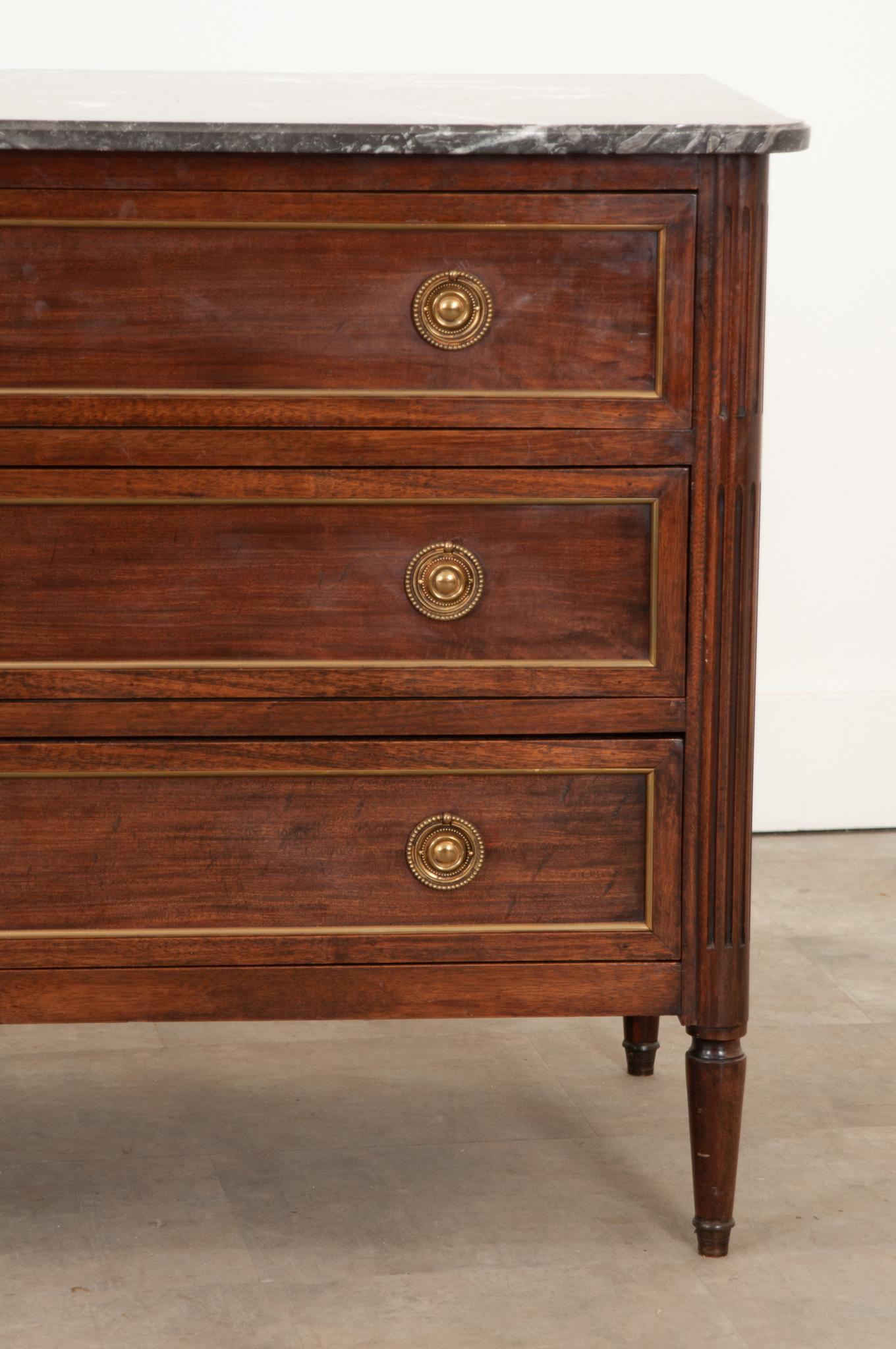 Other French 19th Century Solid Mahogany Commode