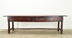 French 19th Century Solid Oak Farm Table