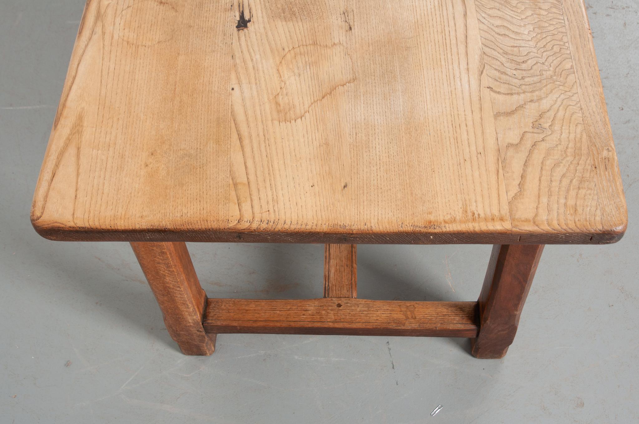 French, 19th Century Solid Oak Farm Table 2