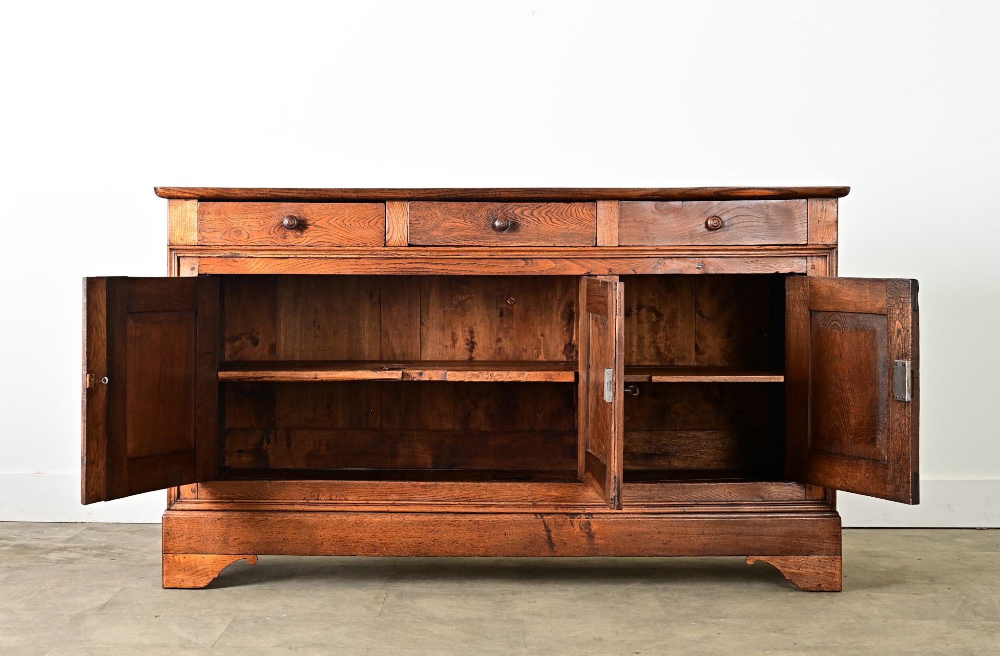 Enfilade francese del XIX secolo in Oak massiccio Louis Philippe in vendita 1