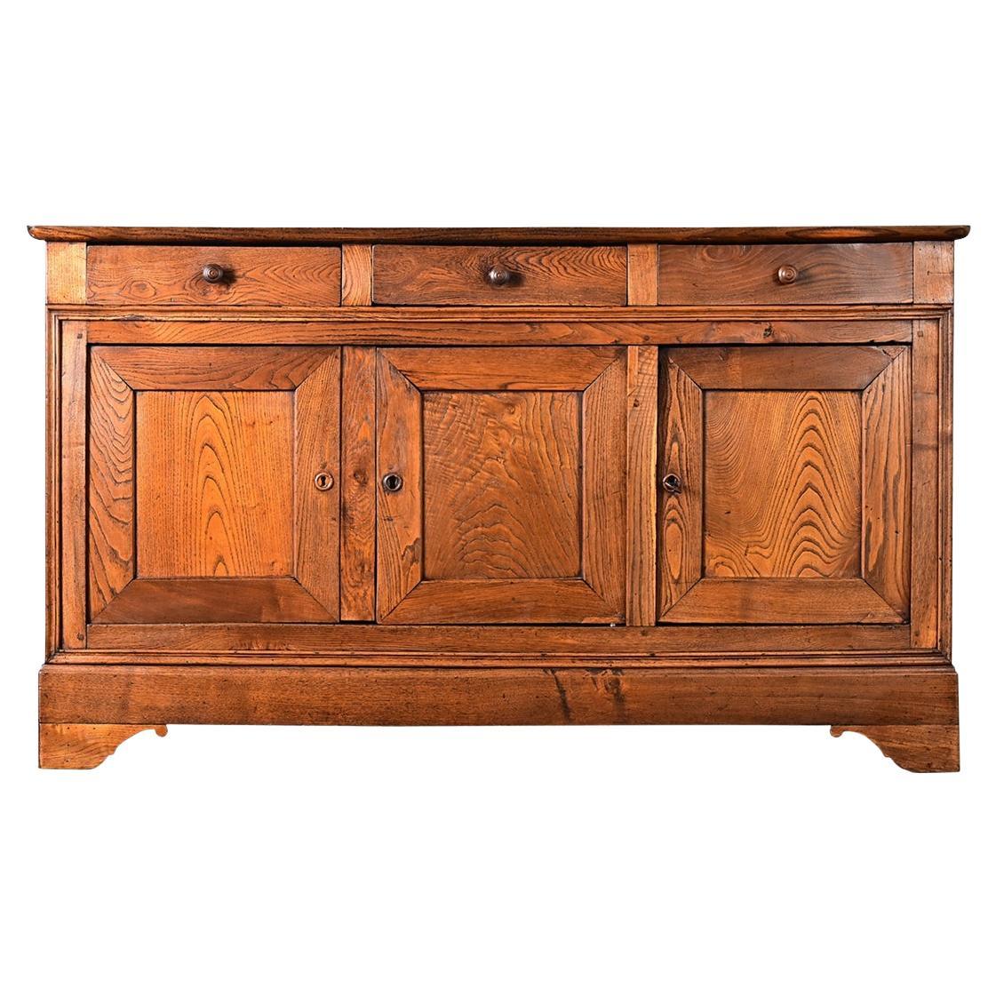 Enfilade francese del XIX secolo in Oak massiccio Louis Philippe in vendita