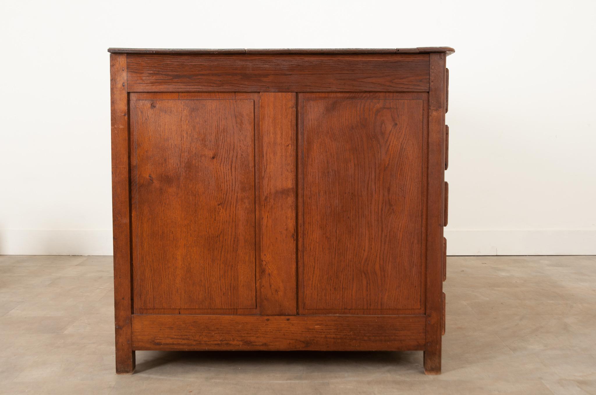 French 19th Century Solid Oak Sacristy Cabinet For Sale 8