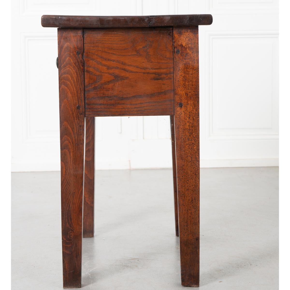 French 19th Century Solid Oak Table For Sale 3