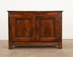 French 19th Century Solid Walnut Buffet