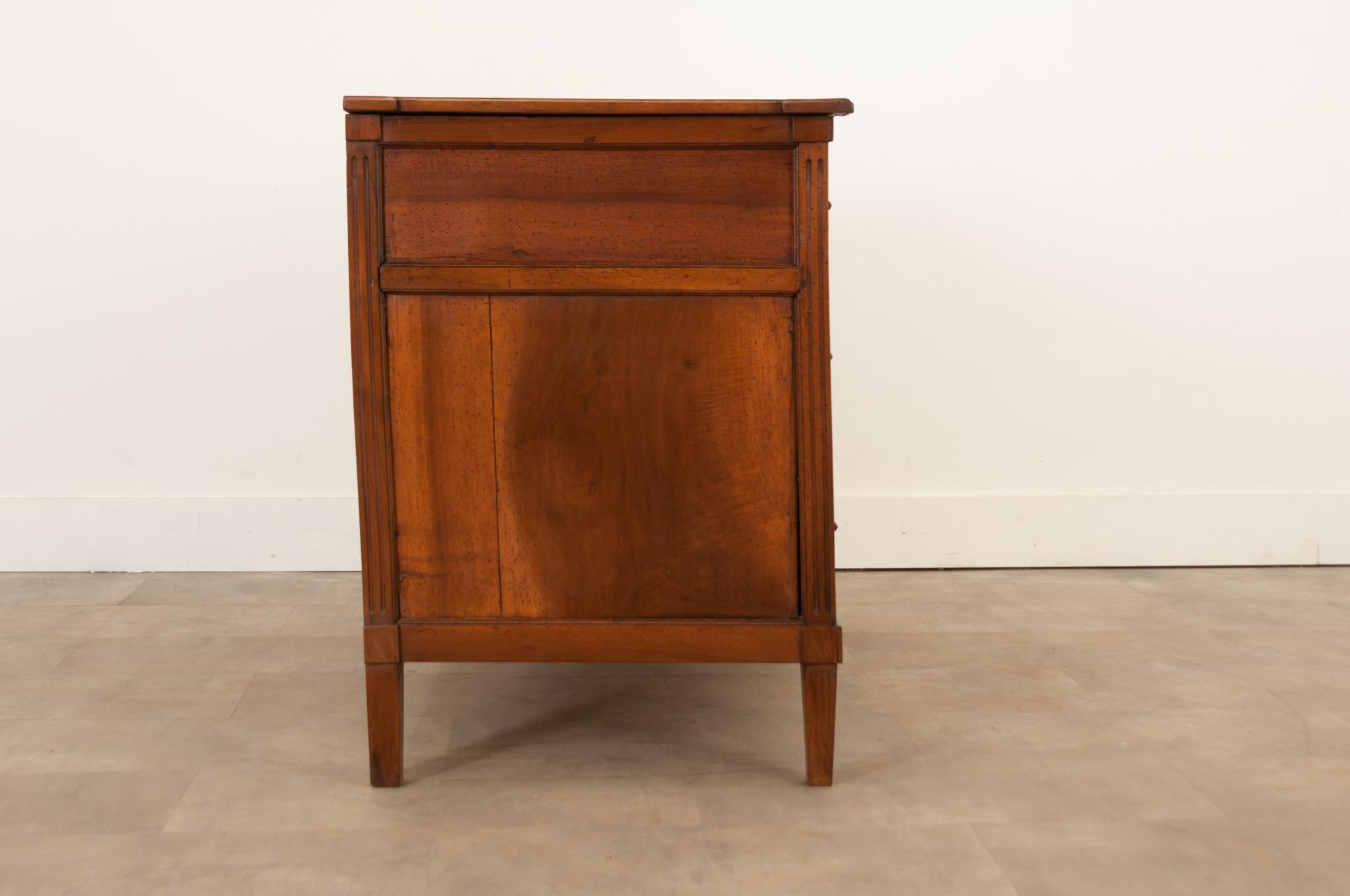 18th Century and Earlier French 19th Century Solid Walnut Directoire Commode