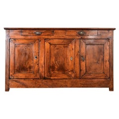 French 19th Century Solid Walnut Enfilade