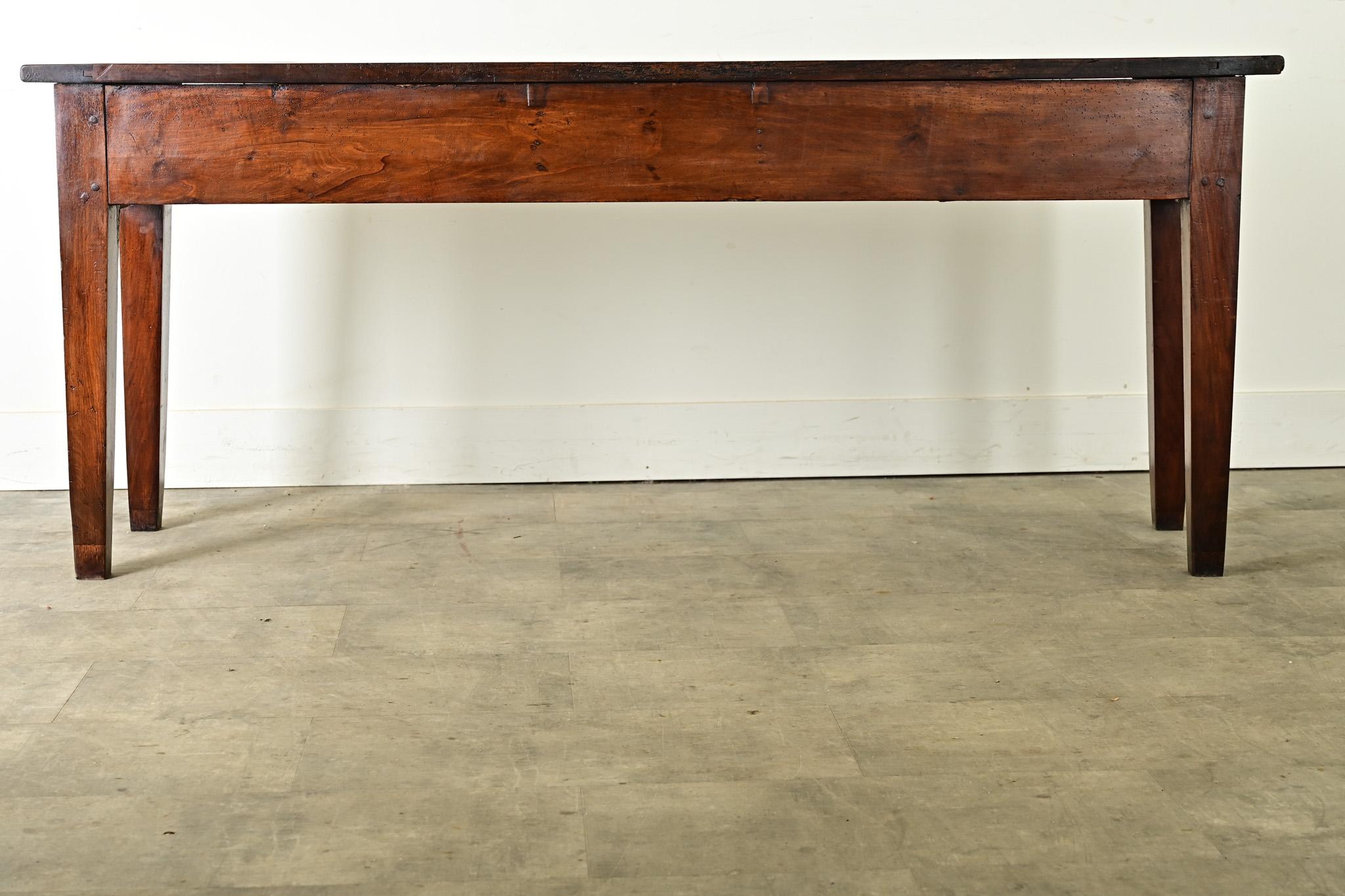 French 19th Century Solid Walnut Server 10