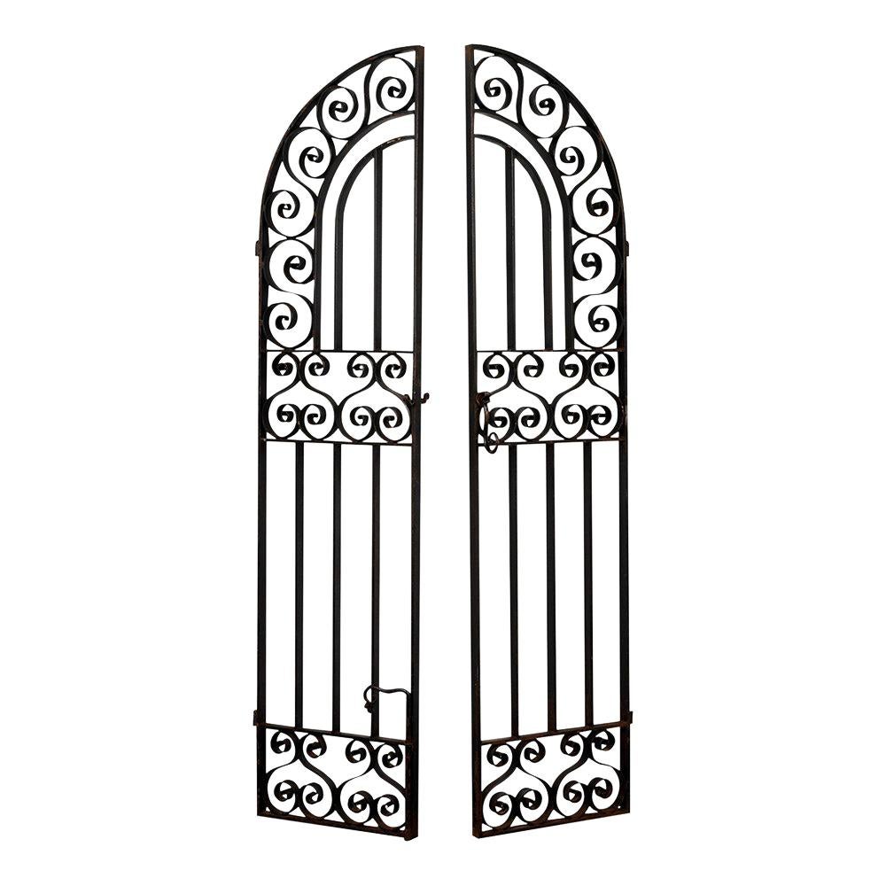 French 19th Century Spanish Style Forged Iron Gate Doors