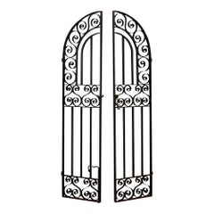 French 19th Century Spanish Style Forged Iron Gate Doors