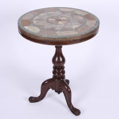 French 19th Century Specimen Marble Table