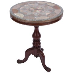 French 19th Century Specimen Marble Table