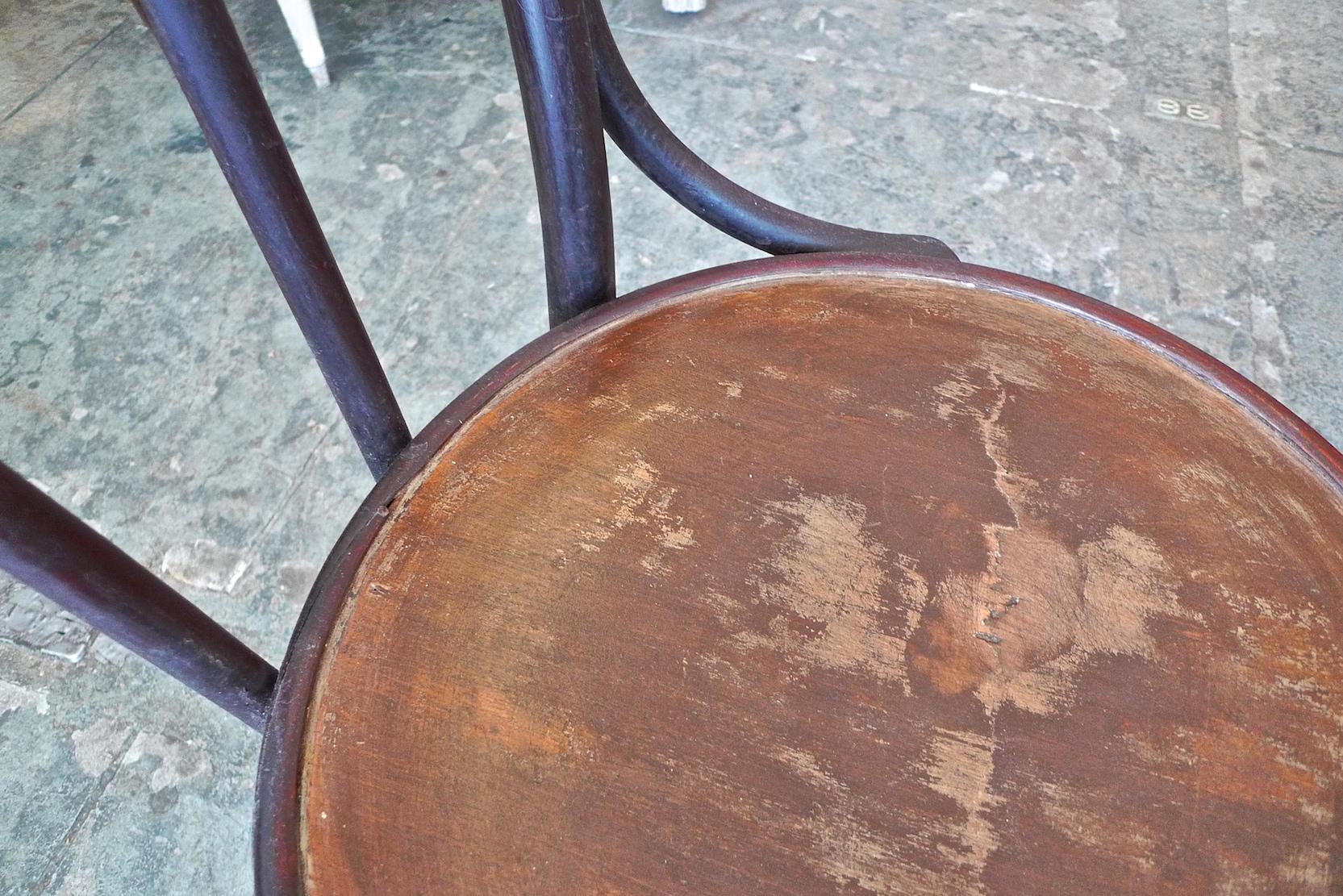 French 19th Century Stained Bentwood Side Chair For Sale 5