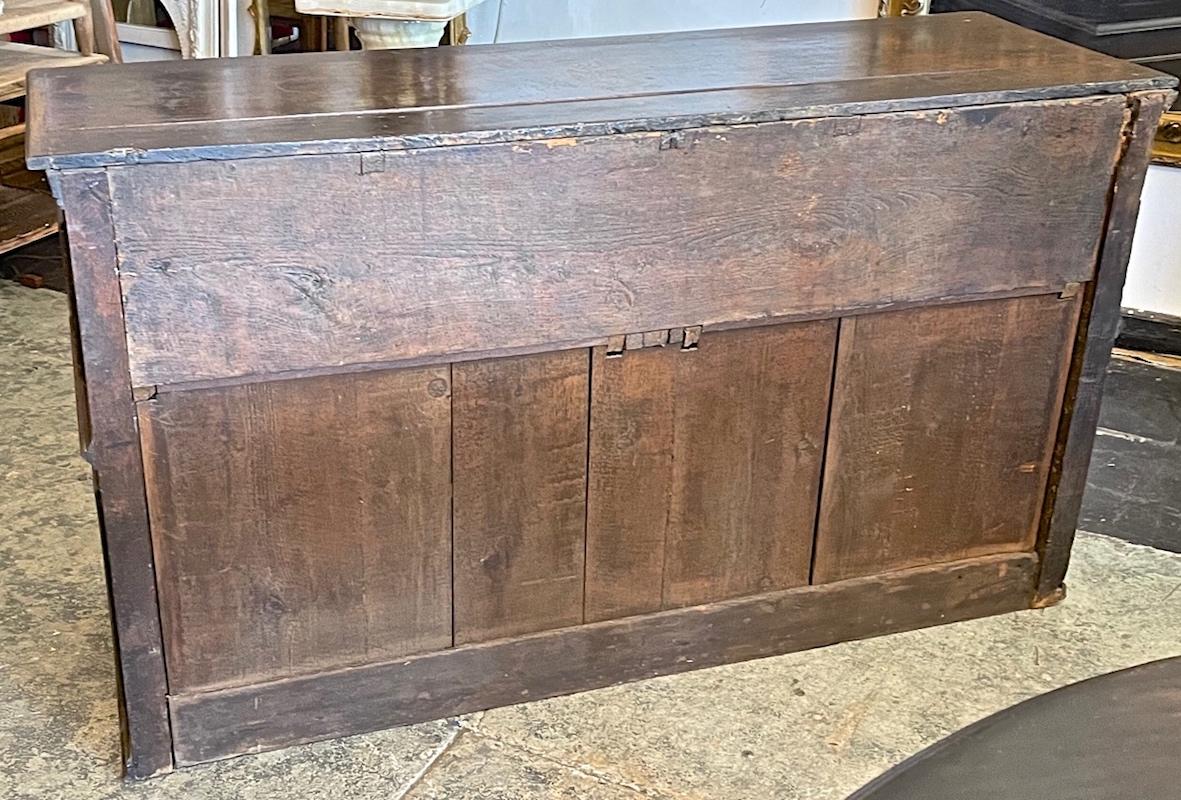 French 19th Century Stained Walnut Buffet with 2 Drawers and 2 Doors 2