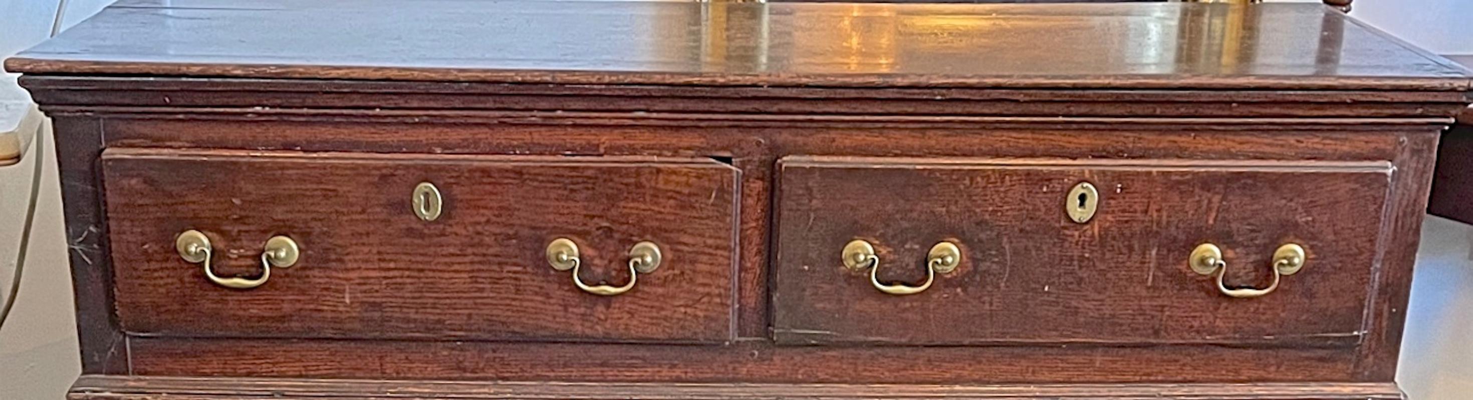 French 19th Century Stained Walnut Buffet with 2 Drawers and 2 Doors 3